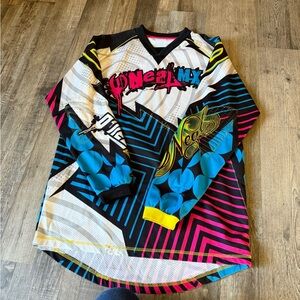 Neon MX Men's Graphic Jersey - Black, Blue, Pink